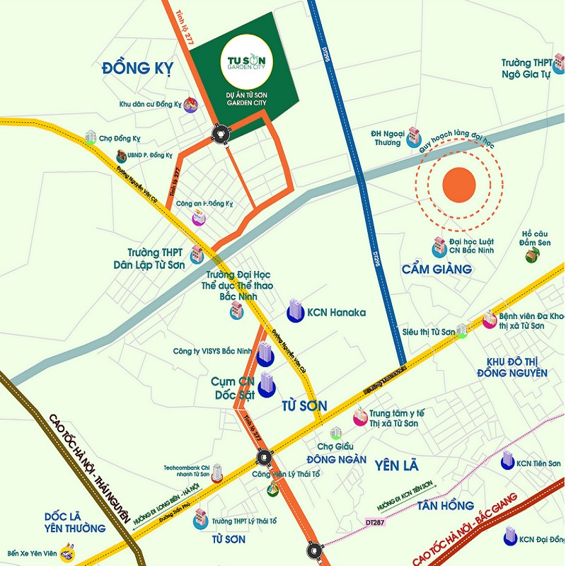 Sở hữu vị trí “vàng