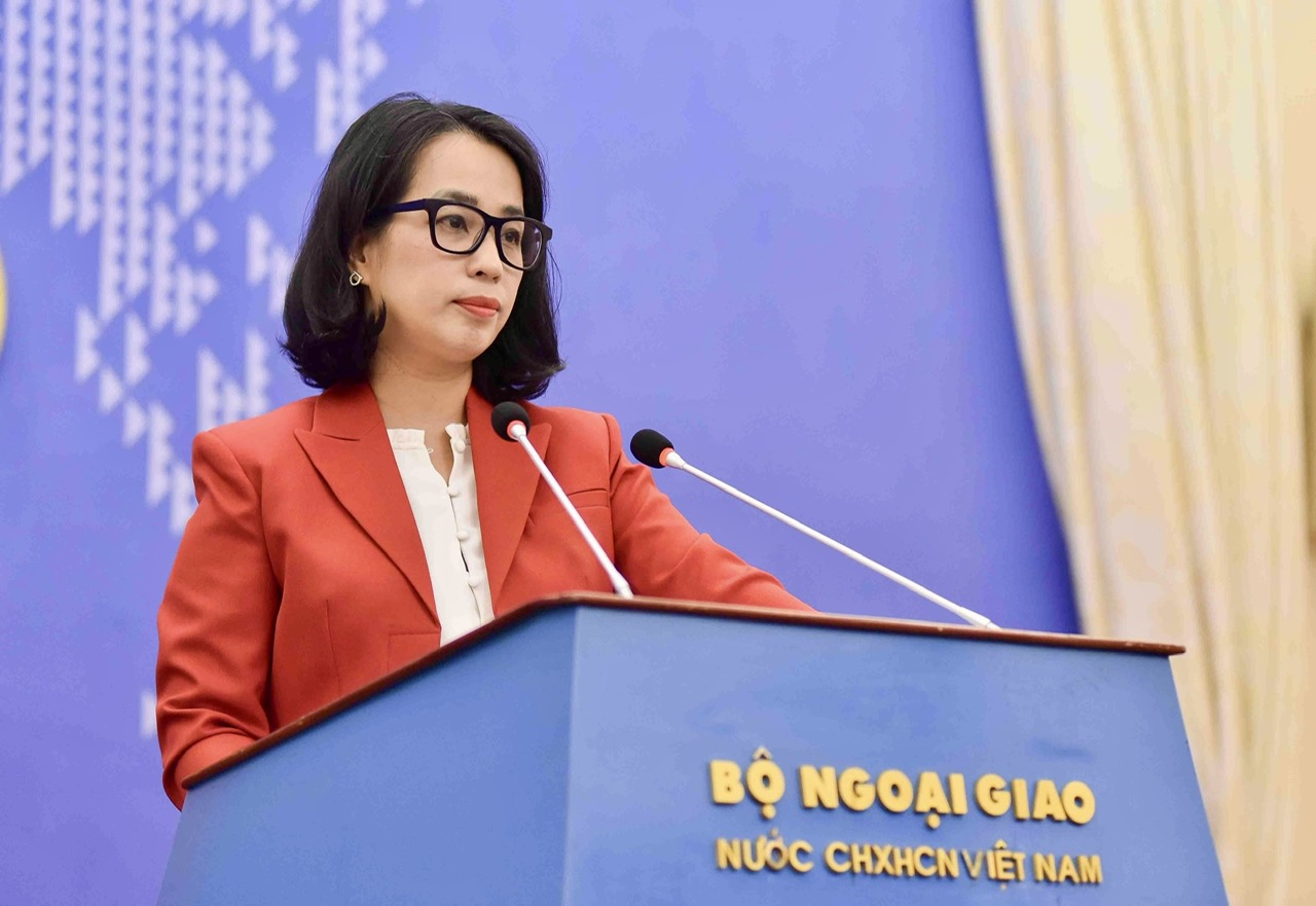 Người Phát ngôn Bộ Ngoại giao Việt Nam Phạm Thu Hằng - Ảnh: Bộ Ngoại giao