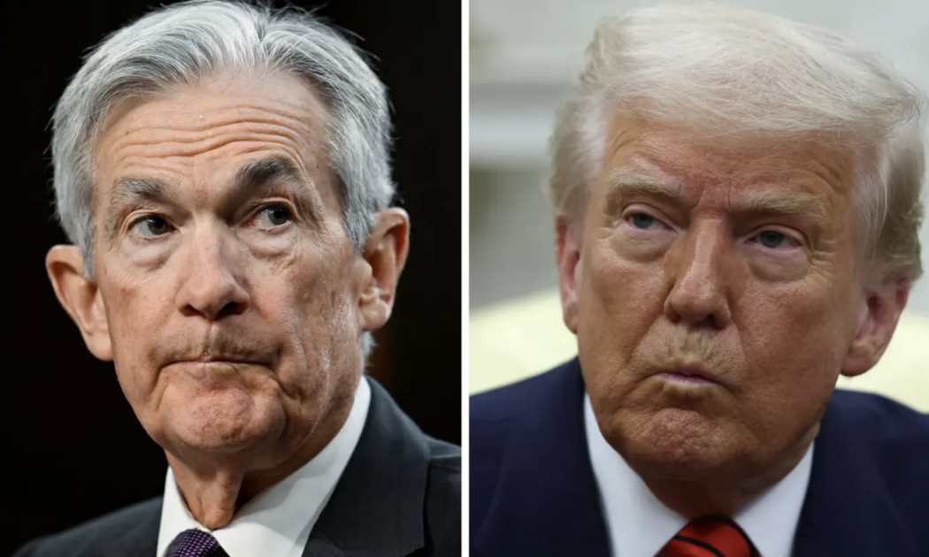 Chủ tịch Fed Jerome Powell (trái) và Tổng thống Mỹ Donald Trump - Ảnh: Reuters.