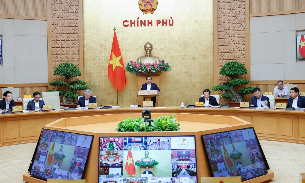 Thủ tướng chủ trì phiên họp - Ảnh: VGP