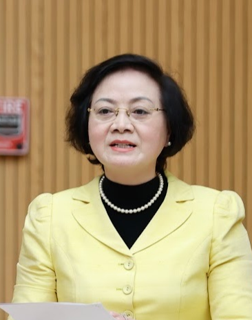 Bộ trưởng Bộ Nội vụ Phạm Thị Thanh Trà công bố kết quả, xếp hạng Chỉ số cải cách hành chính năm 2024 của Ủy ban nhân dân các tỉnh, thành phố trực thuộc Trung ương - Ảnh: VGP/NB.