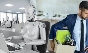 AI giúp gia tăng năng suất nhưng cũng dẫn đến nguy cơ mất việc làm. 