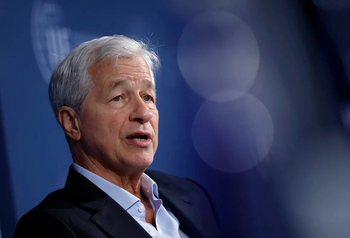 Ông Jamie Dimon, CEO ngân hàng JPMorgan Chase - Ảnh: Getty Images