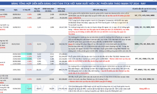 Thống kê cho thấy VN-Index thường hồi phục mạnh sau 1 tuần, 1 tháng khủng hoảng 