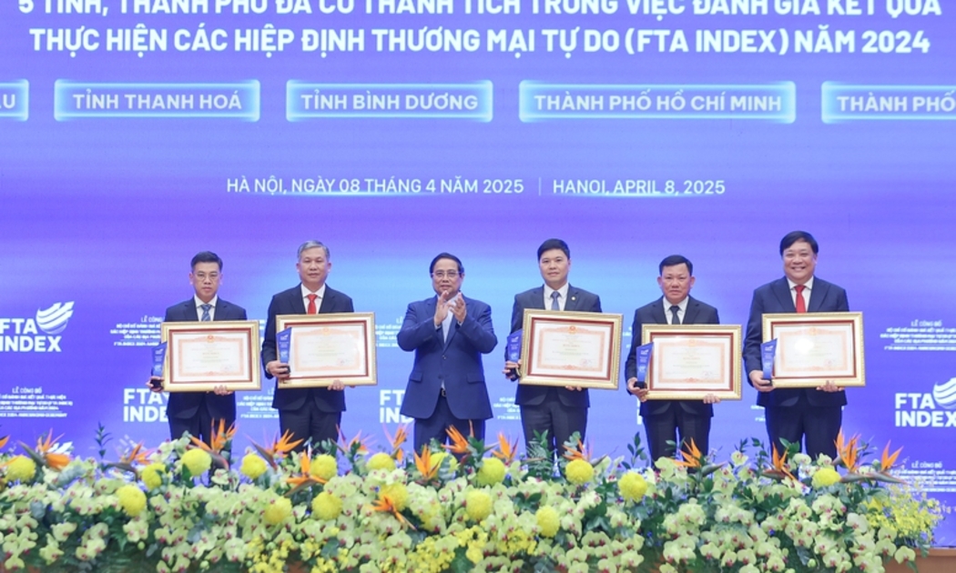 TOP 10 tỉnh, thành dẫn đầu về năng lực thực thi FTA, nổi bật có Cà Mau, Thanh Hóa, Hải Phòng, Bình Dương, Khánh Hòa...