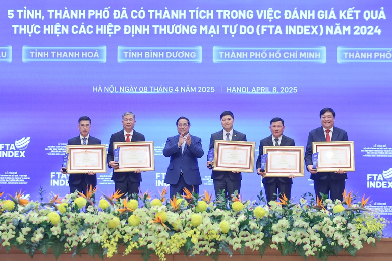 TOP 10 tỉnh, thành dẫn đầu về năng lực thực thi FTA, nổi bật có Cà Mau, Thanh Hóa, Hải Phòng, Bình Dương, Khánh Hòa...