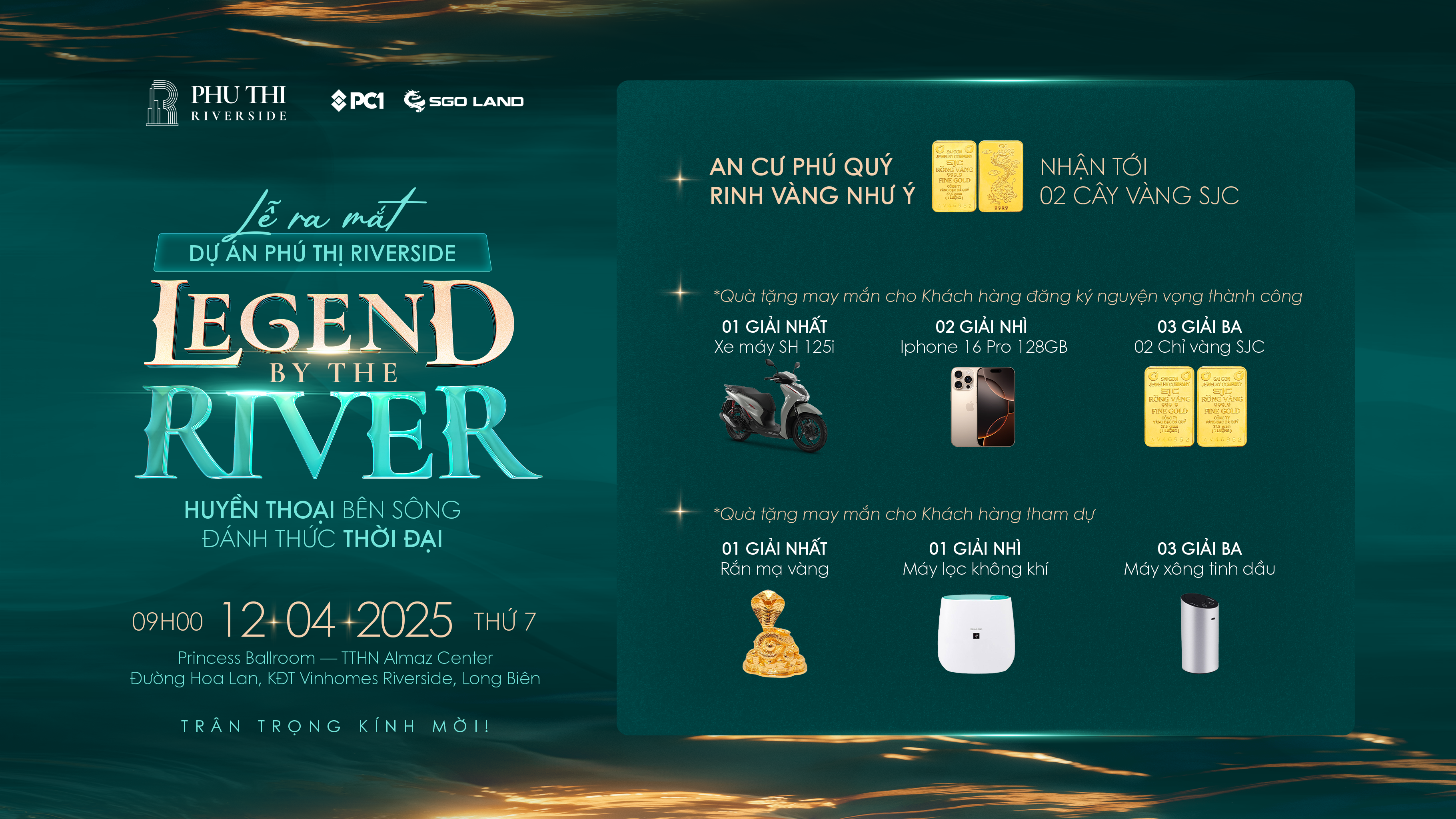 Ưu đ&atilde;i ngập tr&agrave;n tại Lễ ra mắt dự &aacute;n Ph&uacute; Thị Riverside.