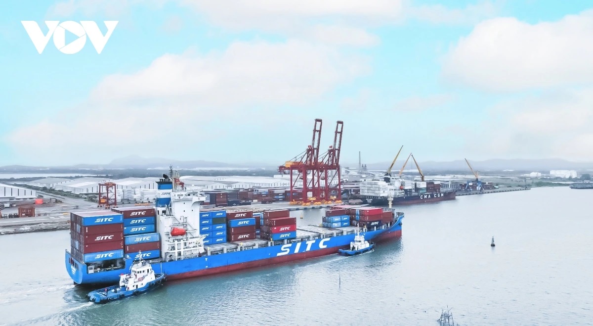 Chu Lai International Port in Nui Thanh district, Quang Nam. (Photo: VOV)