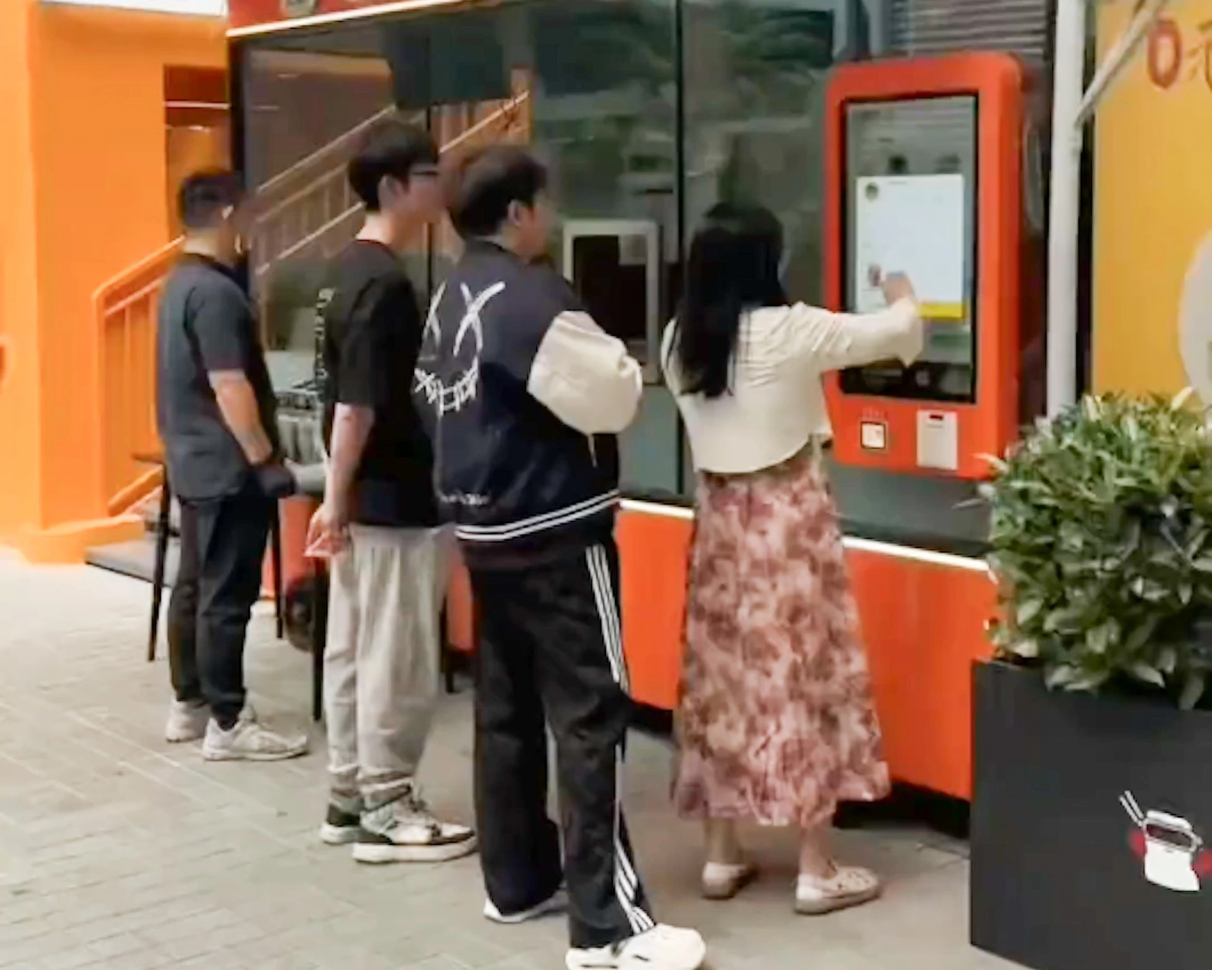 Ki ốt bán mì Future Noodle Restaurant.
