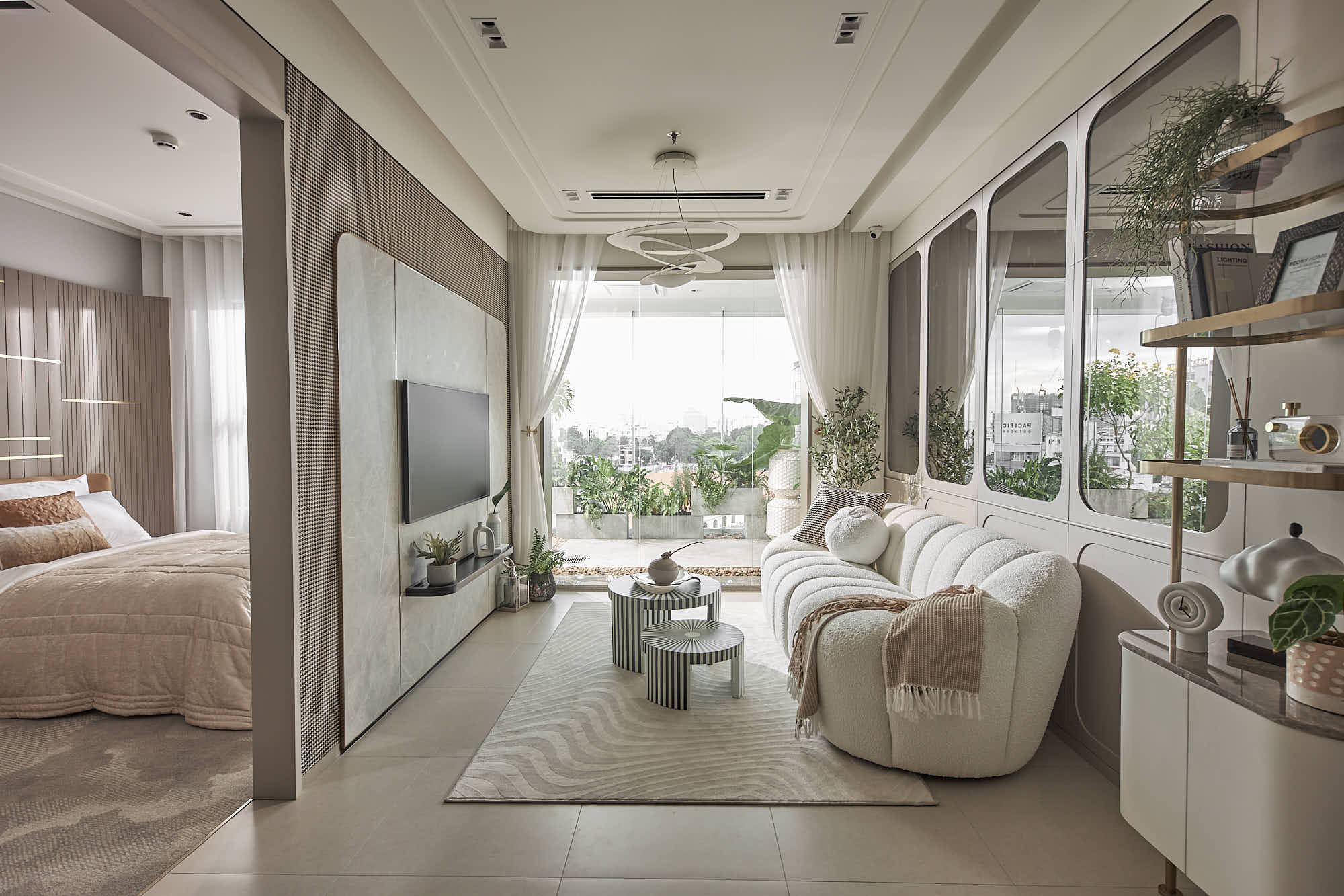 B&ecirc;n trong căn hộ The Gi&oacute; Riverside, diện t&iacute;ch 65m2.