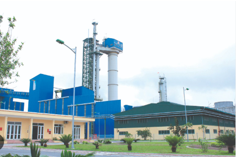 Nhà máy sản xuất phân lân nung chảy và phân bón NPK Văn Điển tại Khu Công nghiệp Bỉm Sơn. 