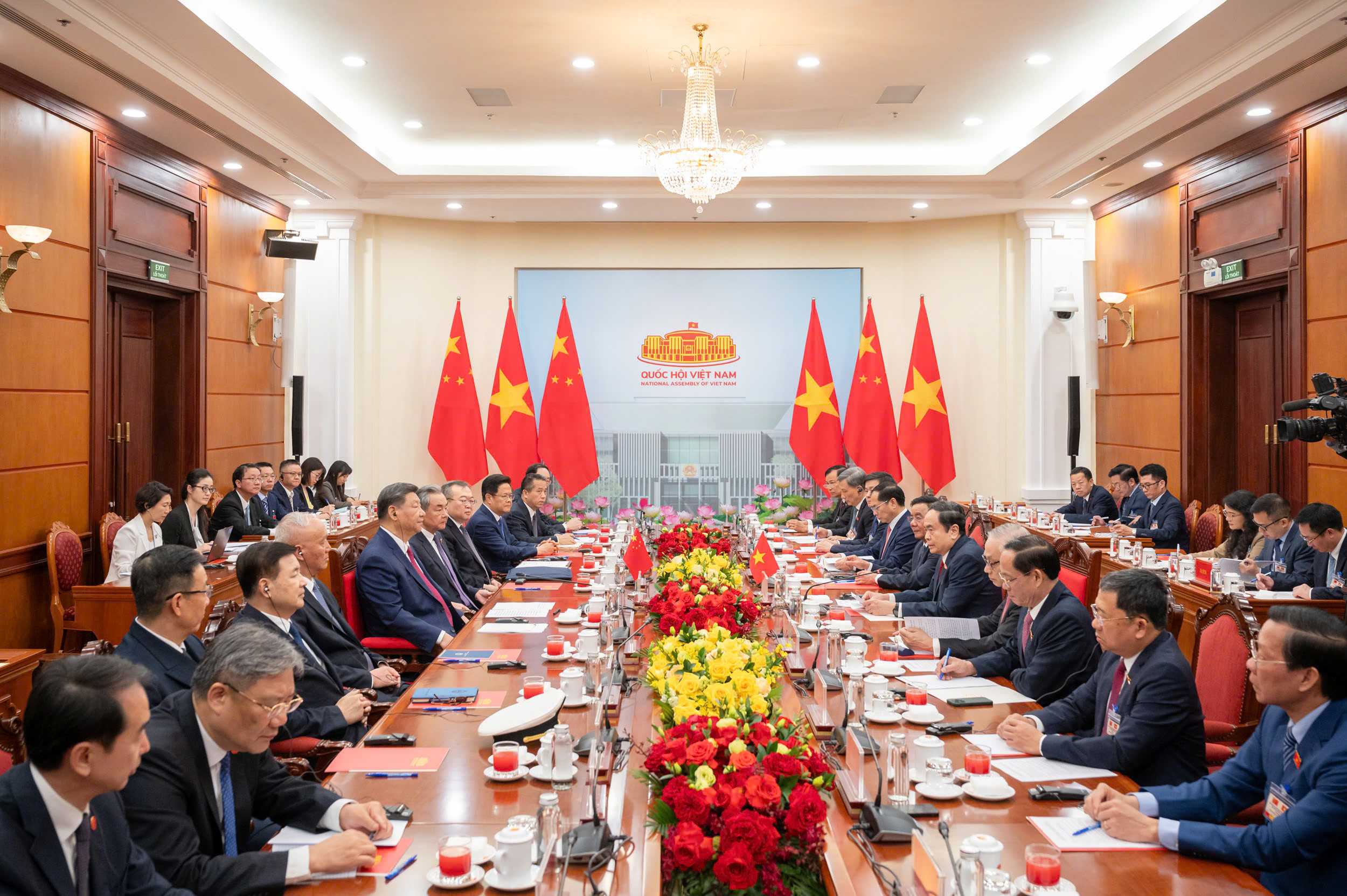 Quang cảnh cuộc hội kiến - Ảnh: Quochoi.vn