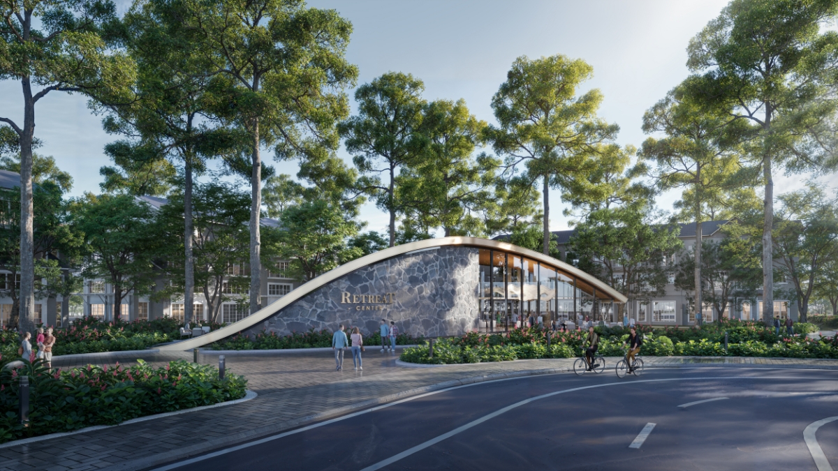 Phối cảnh Retreat Center tại Eco Retreat.