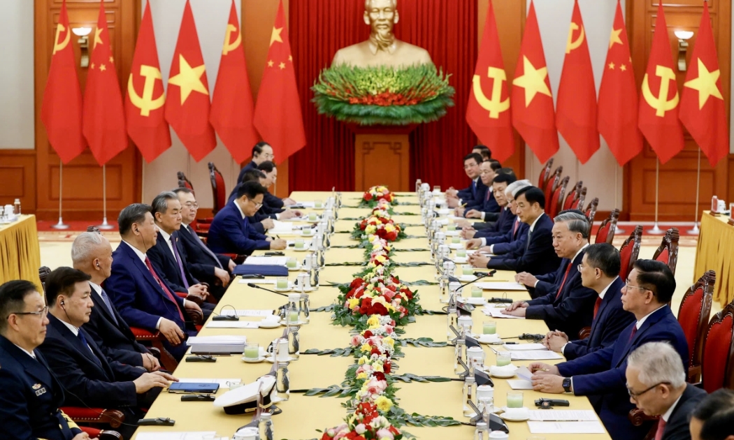 Quang cảnh hội đàm - Ảnh: Trí Phong