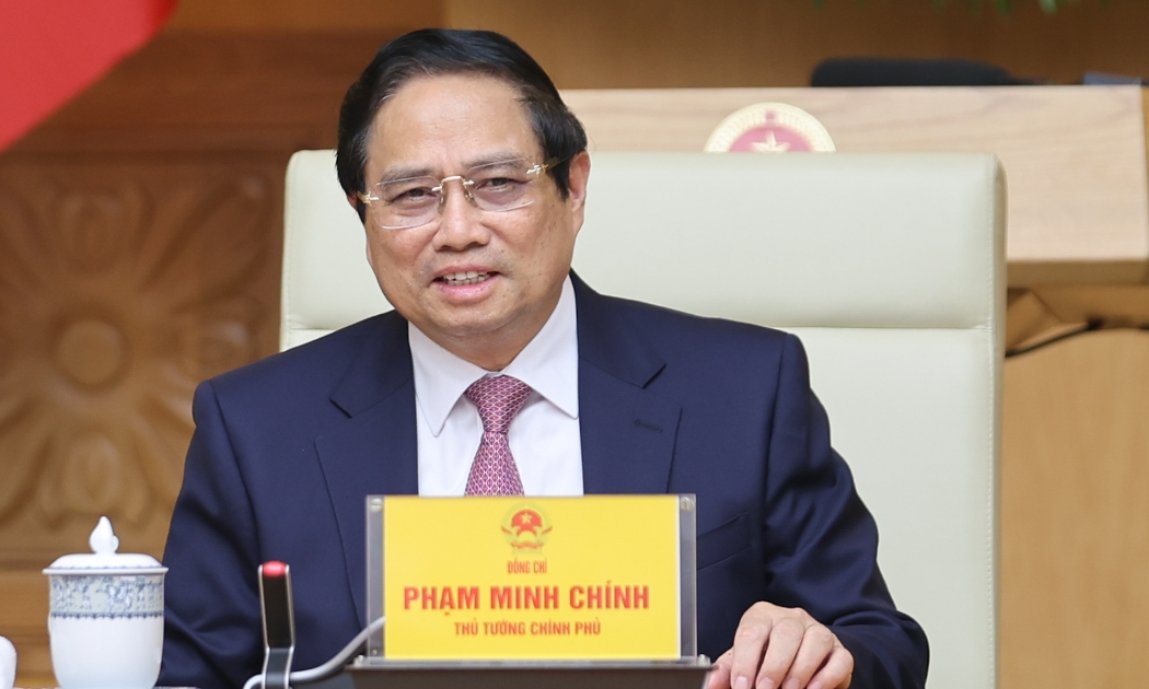 Thủ tướng phát biểu tại phiên họp - Ảnh: VGP