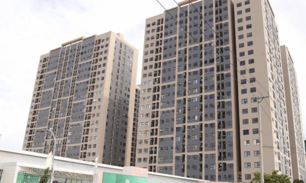 Khu chung cư tại lô đất B4-1, B4-2 Khu đô thị xanh Bàu Tràm Lakeside với 2.736 căn hộ, đã hoàn thành đưa vào sử dụng.