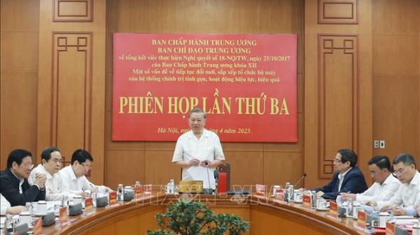 Tổng Bí thư Tô Lâm: Các cơ quan, đơn vị, tổ chức trước, trong và sau sắp xếp phải bảo đảm hoạt động thông suốt