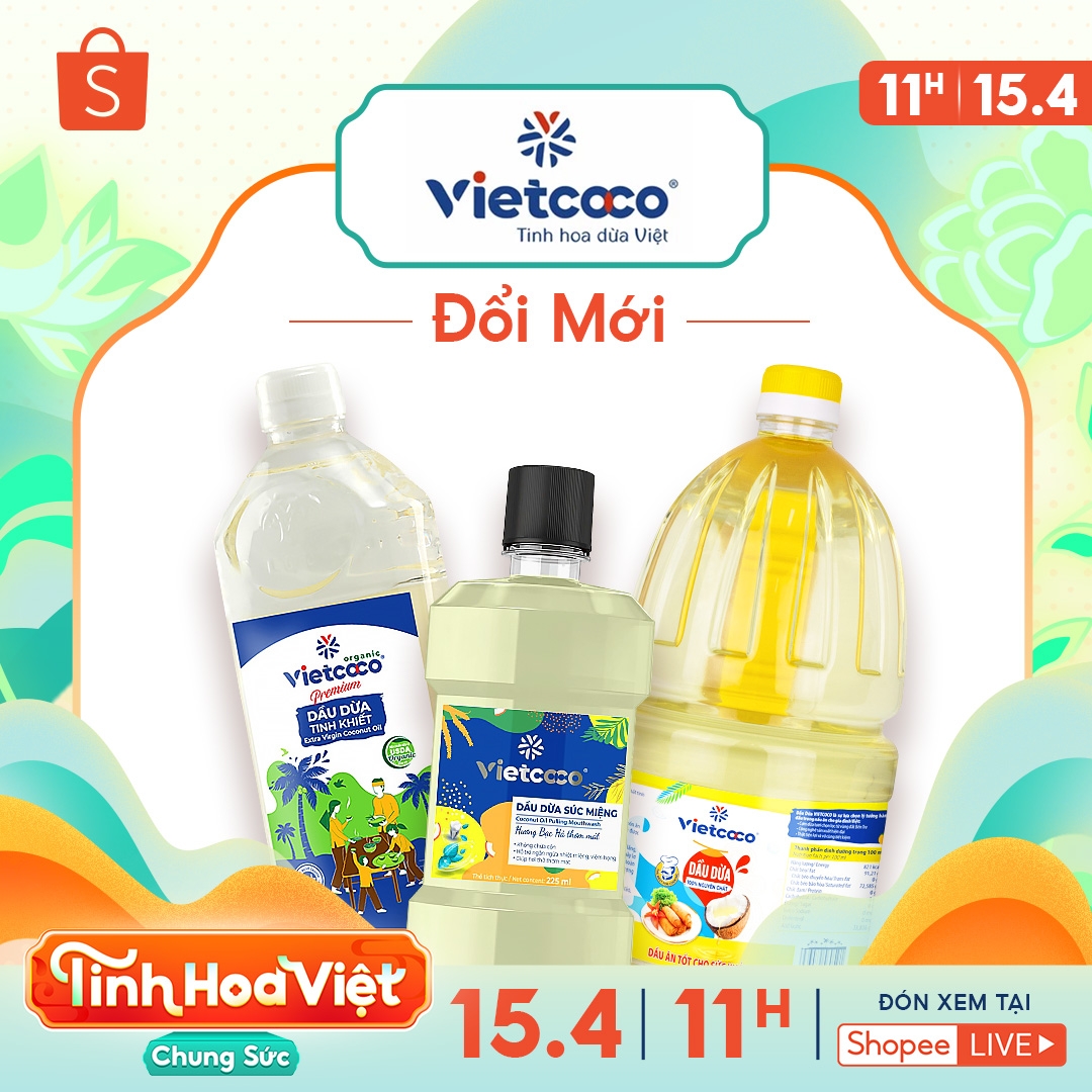 Shopee sẽ mang đến c&aacute;c voucher độc quyền v&agrave; kho 10 triệu Shopee Xu tr&ecirc;n livestream để người d&ugrave;ng được tiếp cập c&aacute;c sản phẩm của Vietcoco với gi&aacute; ưu đ&atilde;i.