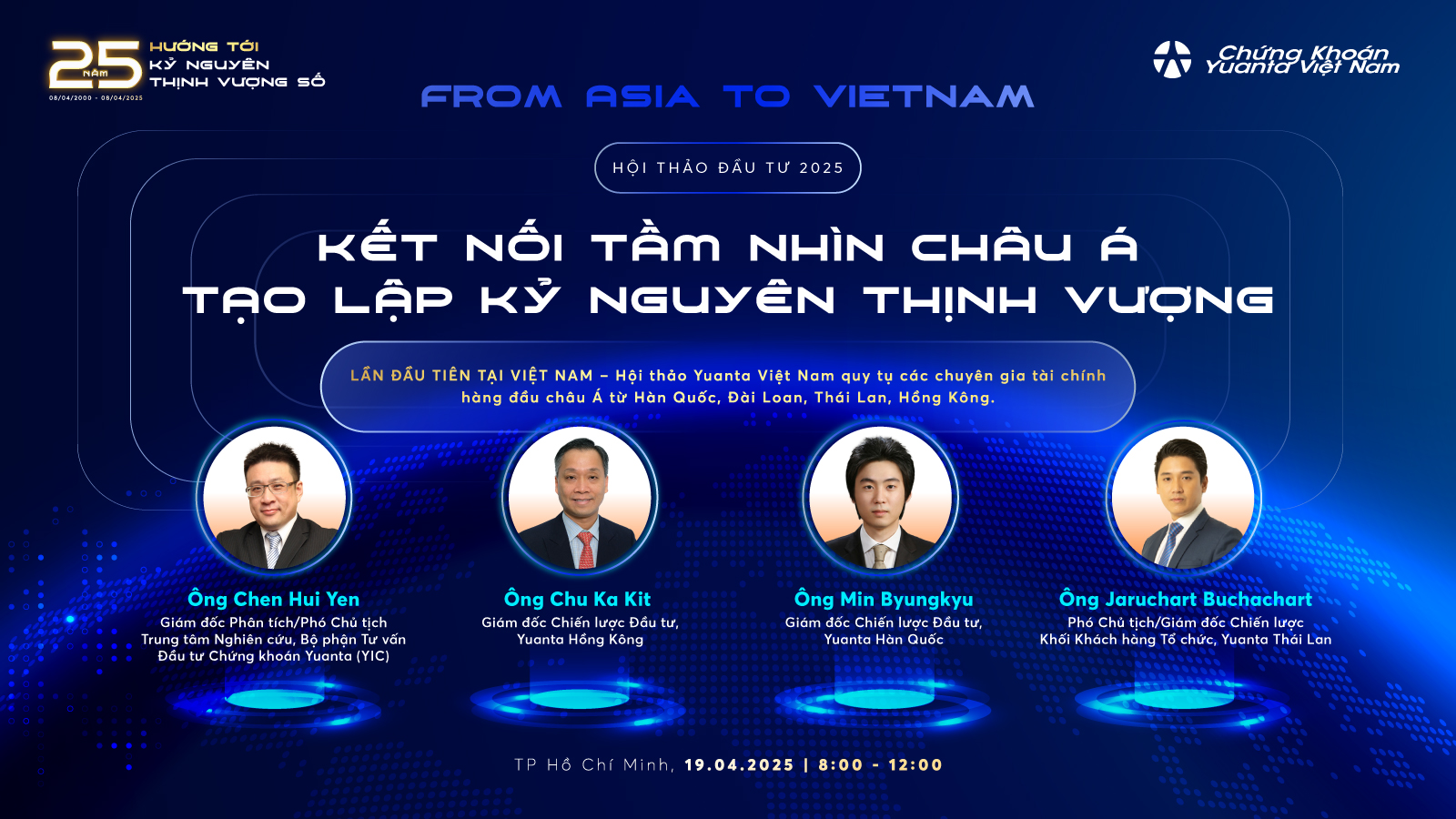 Hội thảo “From Asia to Vietnam” do Chứng khoán Yuanta Việt Nam tổ chức vào ngày 19/4/2025.