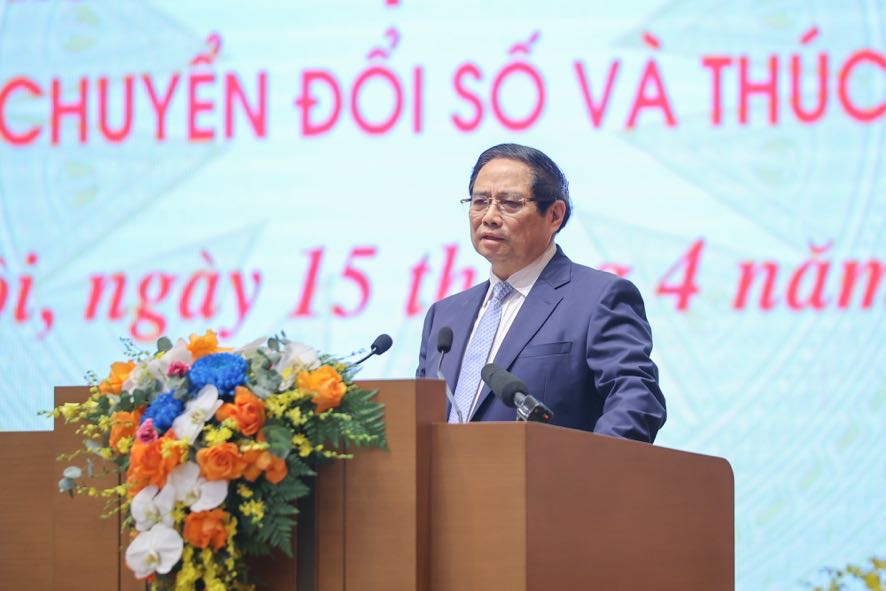 Thủ tướng chủ trì hội nghị - Ảnh: VGP