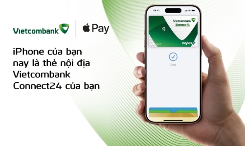 Vietcombank giới thiệu Apple Pay đến chủ thẻ nội địa Vietcombank Connect24