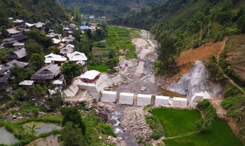 Khánh thành đập SABO phòng lũ quét đầu tiên tại Việt Nam