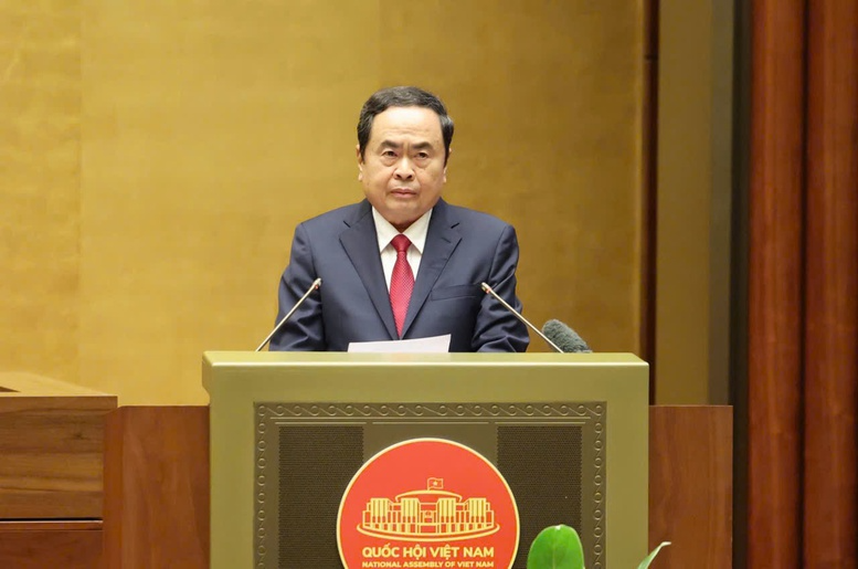 Chủ tịch Quốc hội Trần Thanh Mẫn đ&atilde; truyền đạt Chuy&ecirc;n đề 