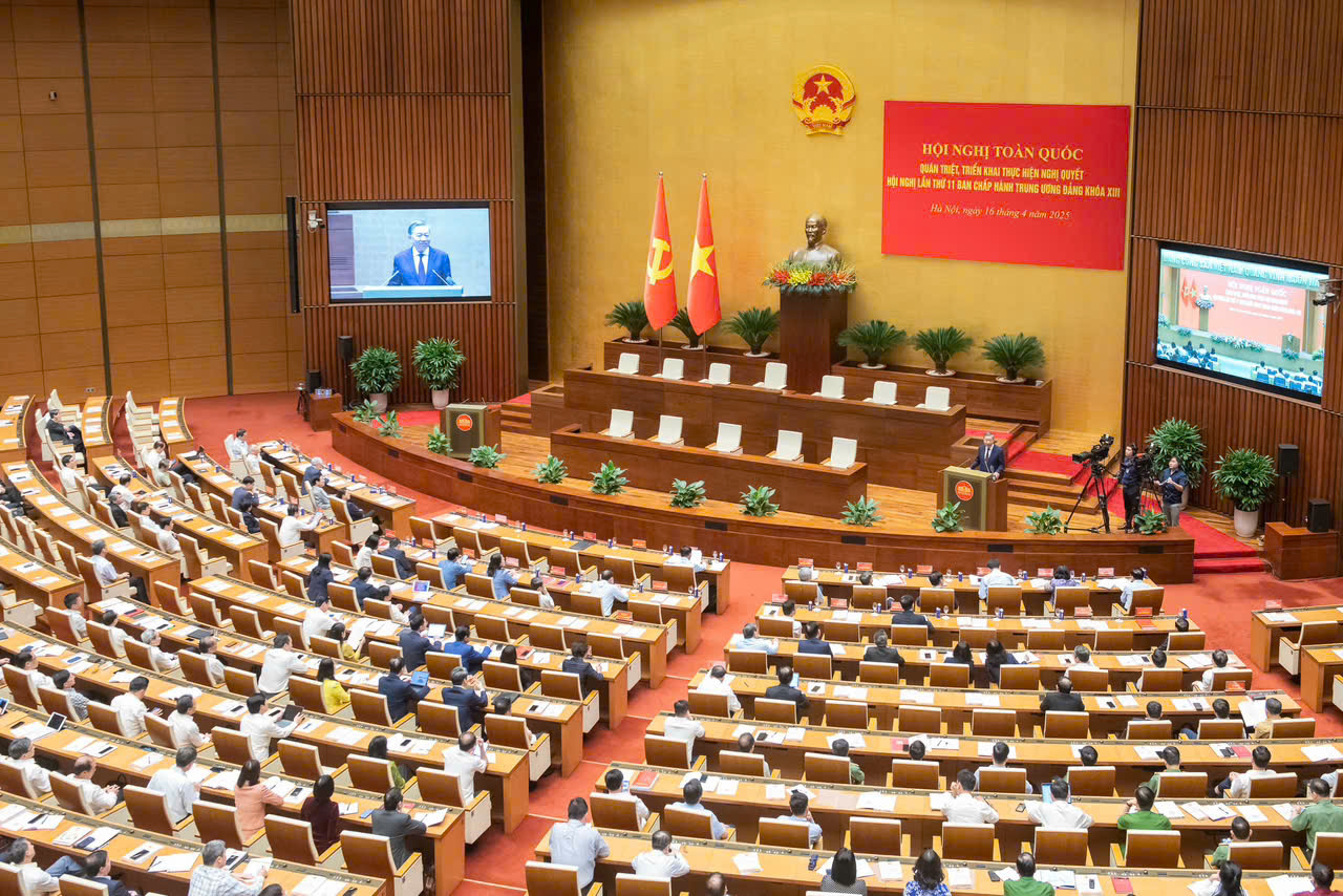 To&agrave;n cảnh hội nghị. Ảnh: VGP