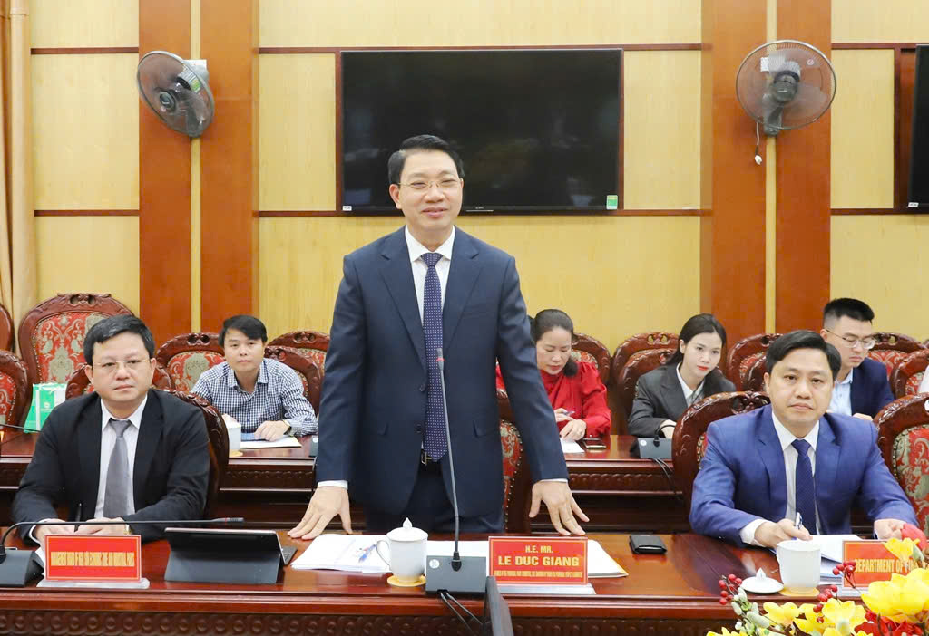 Ph&oacute; Chủ tịch UBND tỉnh Thanh Ho&aacute; L&ecirc; Đức Giang