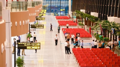 First commercial flight departs from newly opened terminal at Tan Son Nhat International Airport