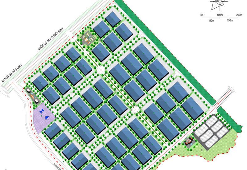Illustrative image of Quang Trung Industrial Complex. 