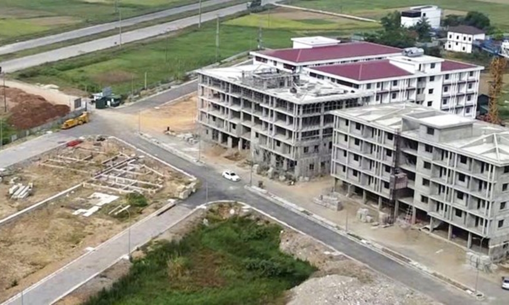 Dự án căn hộ nhà ở xã hội cho đối tượng thu nhập thấp, công nhân khu công nghiệp KT Home tại xã Nghi Xá, Nghi Lộc (Nghệ An). Ảnh: Quang Đại