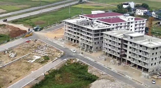 Dự án căn hộ nhà ở xã hội cho đối tượng thu nhập thấp, công nhân khu công nghiệp KT Home tại xã Nghi Xá, Nghi Lộc (Nghệ An). Ảnh: Quang Đại