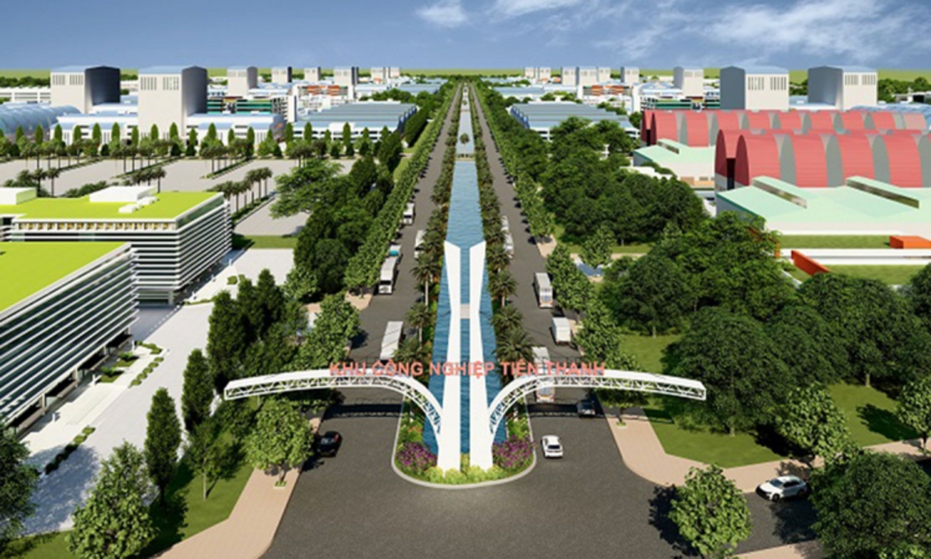 Phối cảnh Khu công nghiệp Tiên Thanh