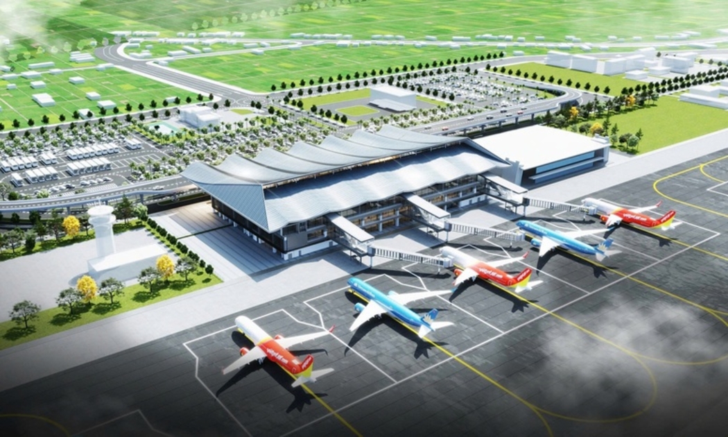 Phối cảnh nhà ga T2 sân bay Đồng Hới 