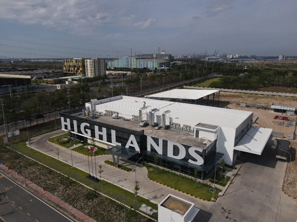 Nh&agrave; m&aacute;y rang xay c&agrave; ph&ecirc; Highlands C&aacute;i M&eacute;p tại B&agrave; Rịa - Vũng T&agrave;u.