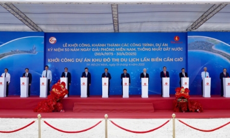 Khởi công dự án Khu đô thị lấn biển Cần Giờ với quy mô 2.870 ha