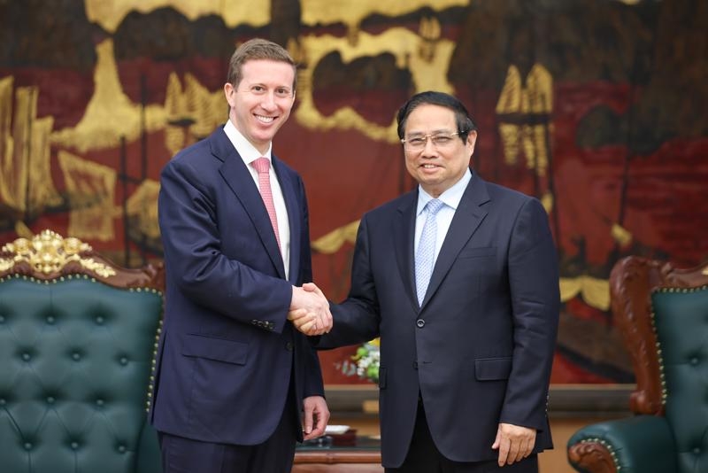 PM hosts CEO of Warburg Pincus