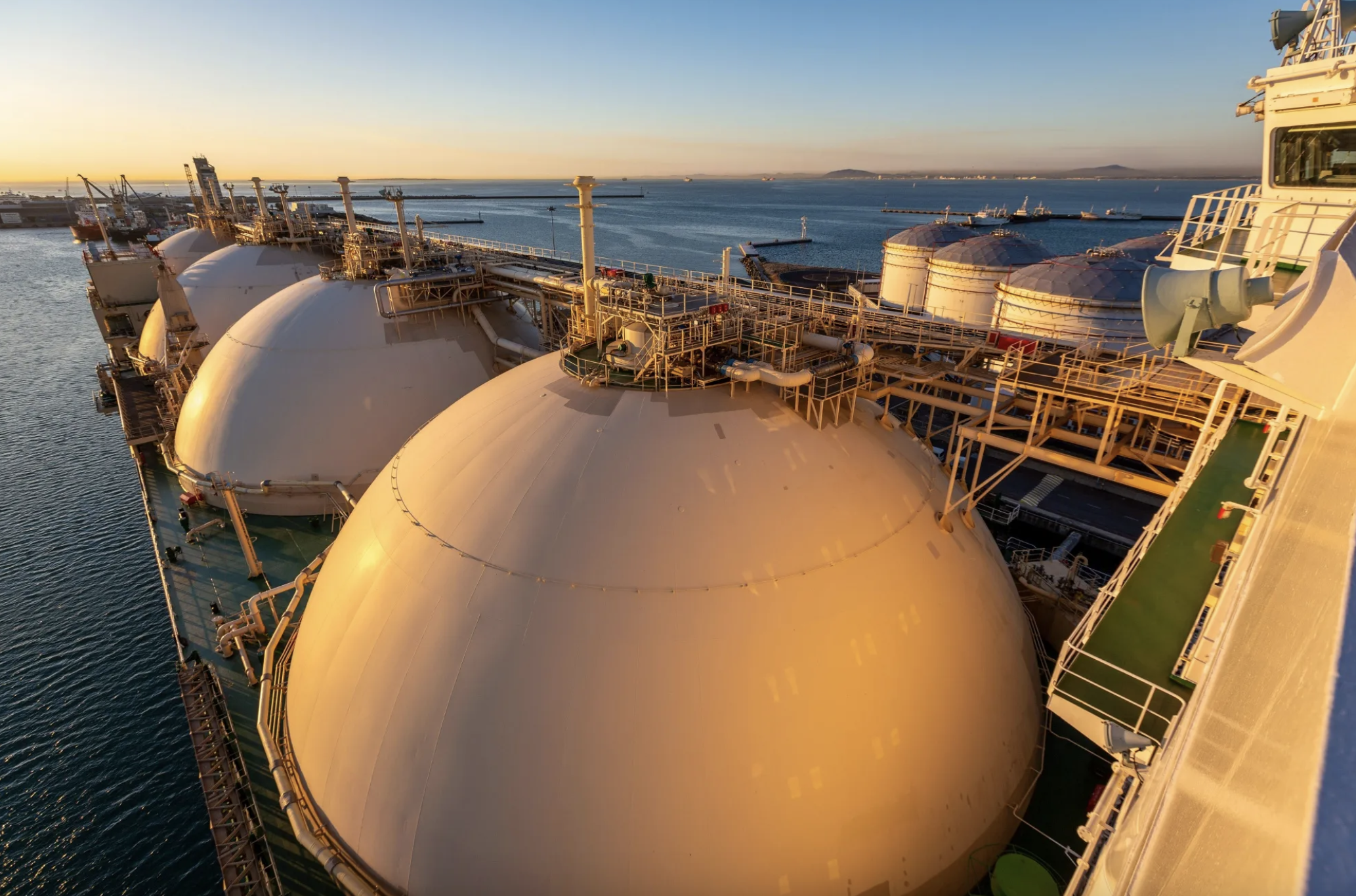 Một cơ sở LNG của Mỹ - Ảnh: Bloomberg.