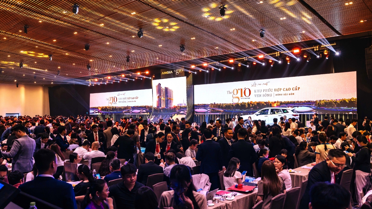 Lễ ra mắt dự &aacute;n The Gi&oacute; Riverside ng&agrave;y 19/4 với sự tham dự của 2.500 kh&aacute;ch h&agrave;ng.