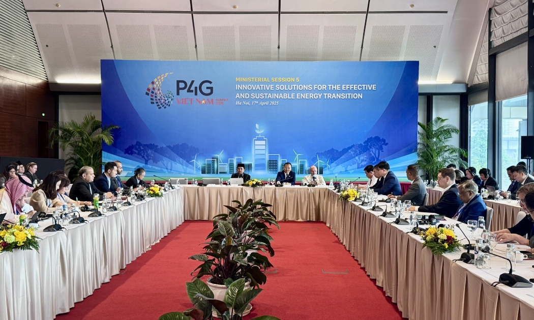 Phiên thảo luận cấp Bộ trưởng với chủ đề: “Các giải pháp đổi mới sáng tạo trong chuyển đổi năng lượng hiệu quả và bền vững” trong khuôn khổ Hội nghị thượng đỉnh P4G năm 2025
