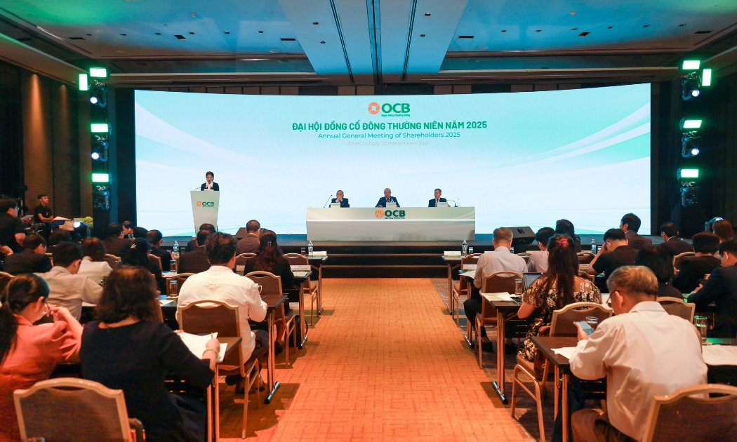 Đại hội đồng cổ đông thường niên 2025 Ngân hàng Thương mại Cổ phần Phương Đông, sáng 22/4.