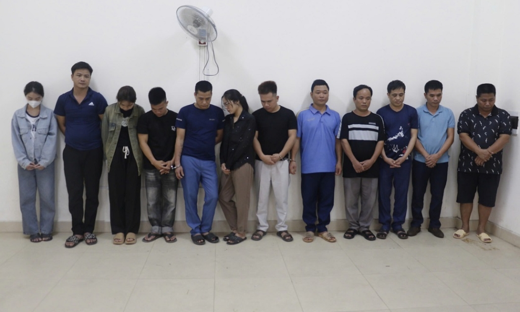 Các đối tượng trong ổ nhóm bị bắt giữ