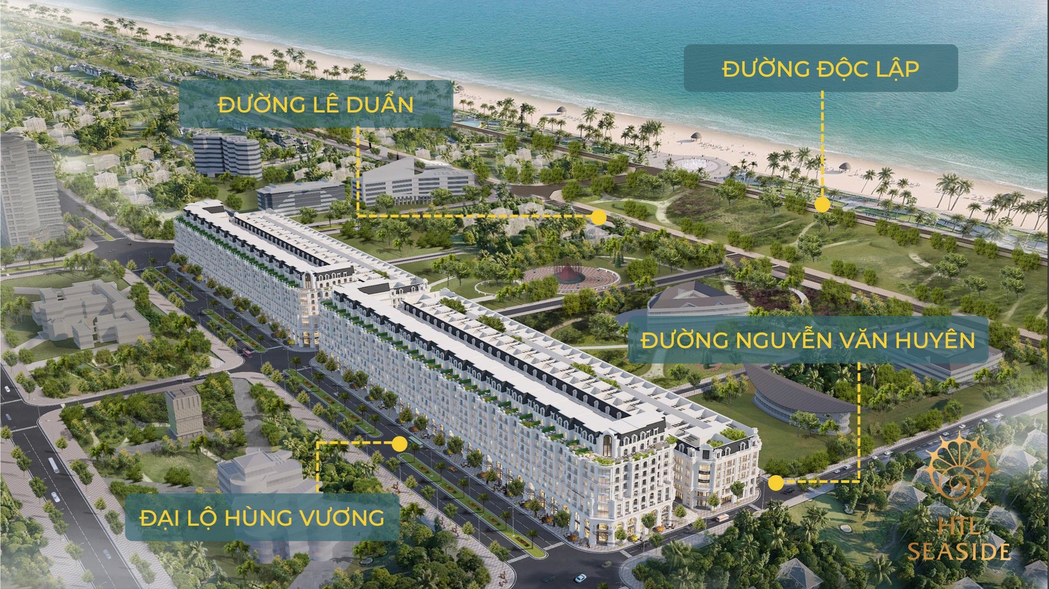 Dự án HTL Seaside sở hữu vị trí chiến lược tại Thành phố biển Tuy Hoà.