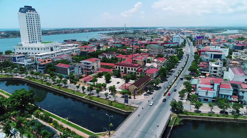Thành phố Đồng Hới nơi đặt trung tâm hành chính - chính trị khi sáp nhập tỉnh Quảng Bình và tỉnh Quảng Trị 
