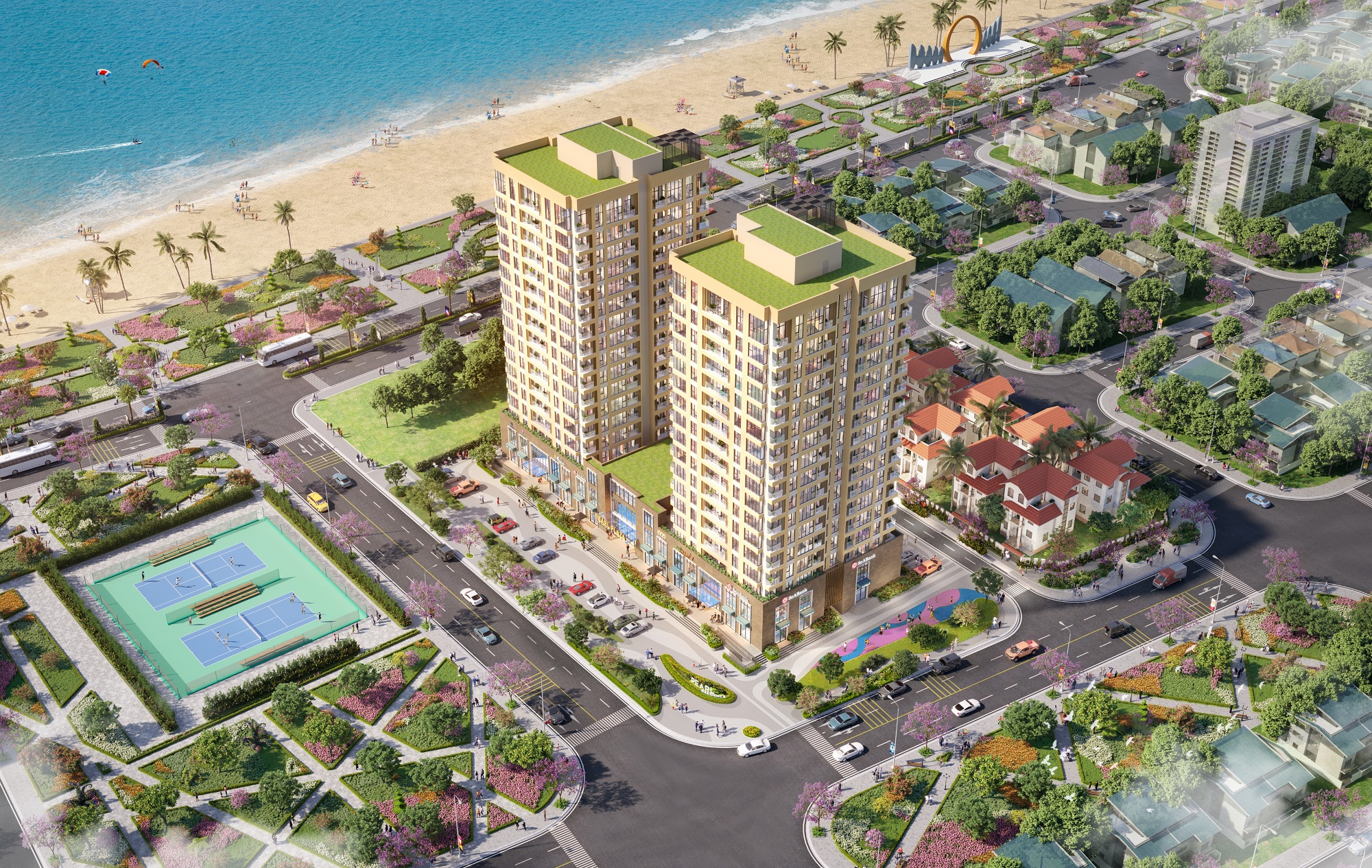 Tổ hợp Pearl Residence là căn hộ biển duy nhất tại Cửa Lò sở hữu lâu dài.