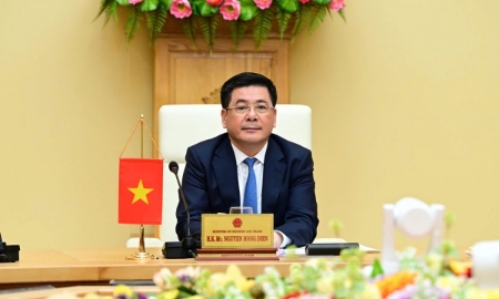 Bộ trưởng Bộ Công Thương, Trưởng đoàn đàm phán Chính phủ Nguyễn Hồng Diên. Ảnh: MOIT.