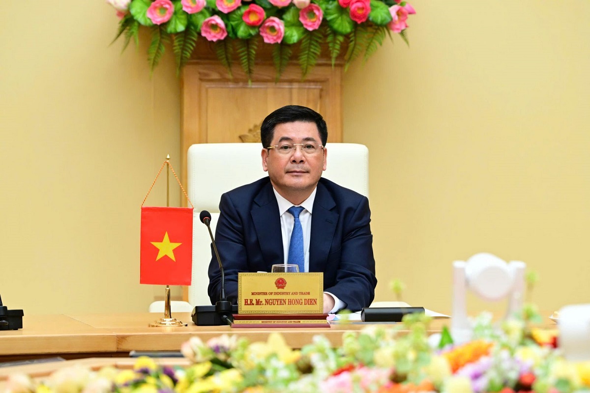 Bộ trưởng Bộ Công Thương, Trưởng đoàn đàm phán Chính phủ Nguyễn Hồng Diên. Ảnh: MOIT.