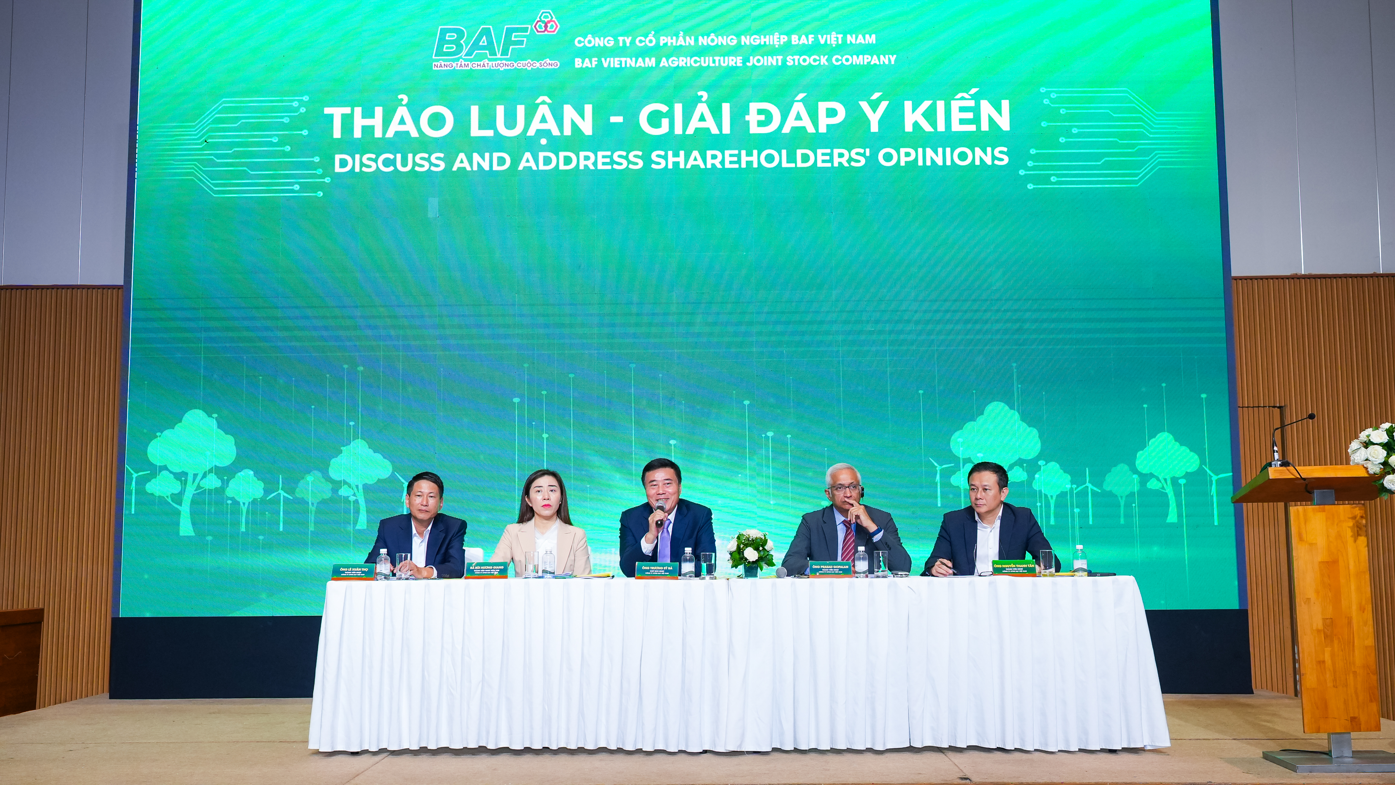 ĐHĐCĐ thường niên BAF được tổ chức với sự tham dự của đông đảo đối tác, cổ đông.