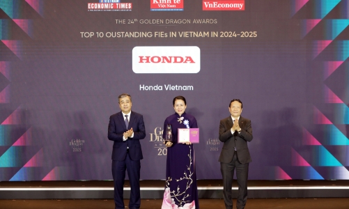 Honda Việt Nam vinh dự nhận danh hiệu Rồng Vàng năm 2025